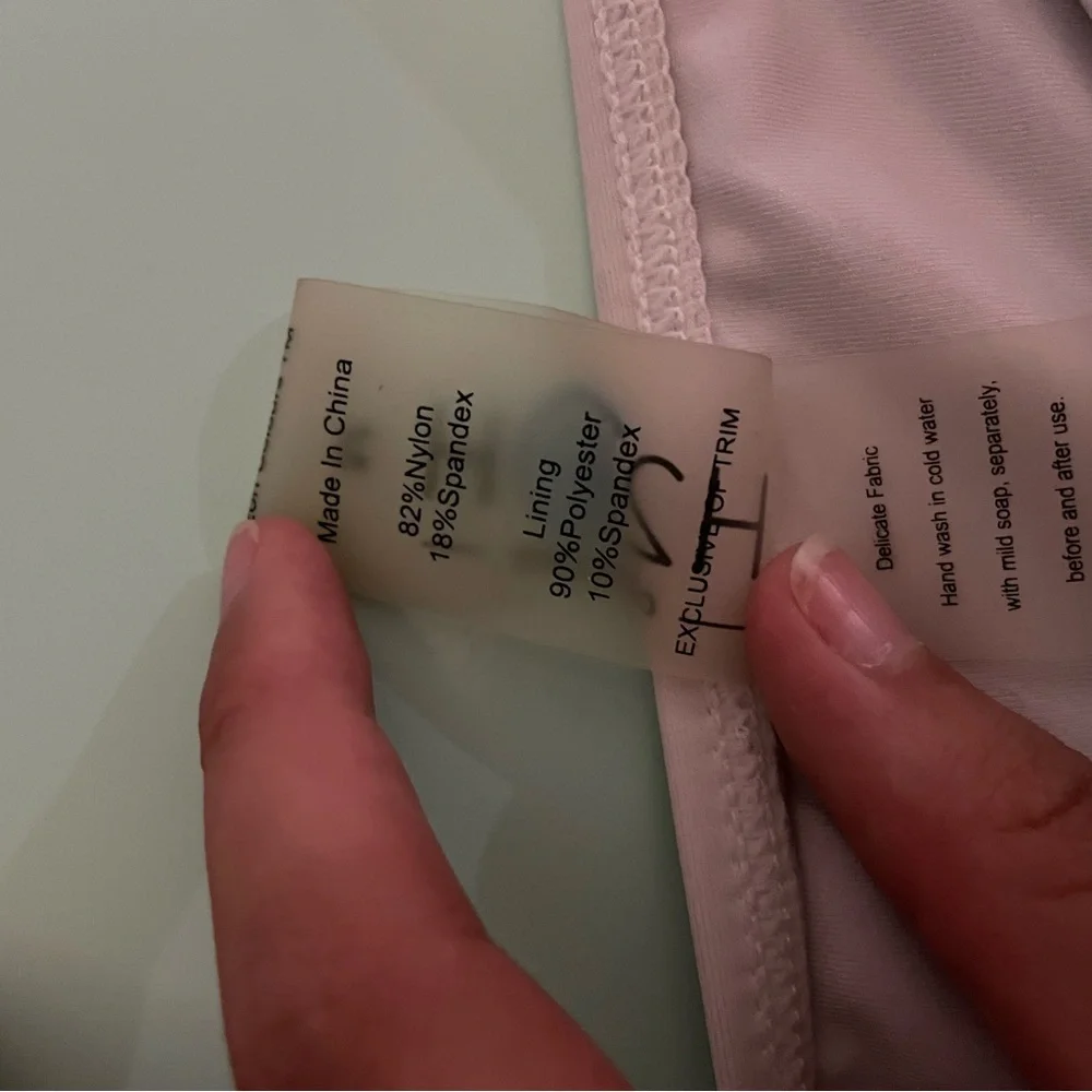 H2OH White Bikini Bottom with Side Ties